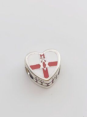 Pandora Northern Ireland Flag Heart Charm